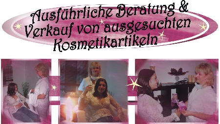 Natürlich werden Sie von mir zu allen Kosmetikprodukten ausführlich beraten. Ausserdem bekommen Sie zu Ihrer ersten Behandlung das Beauty & more Treueheftchen gratis.